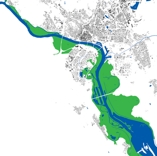 Bratislava Danube Park Map. Archive of the Bratislava Danube Park NGO.